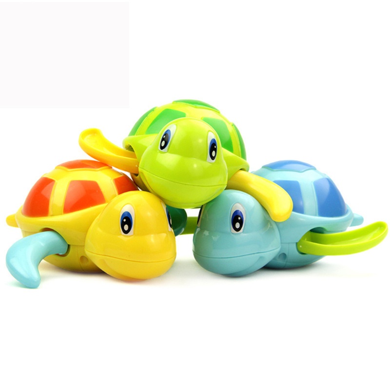 Mary Bath for Turtle Hippo Fish Mainan Untuk Bayi Mandi Menghilangkan Boredom Fun Toy Hadiah Kamar Mandi Kolam Renang Mandi Untuk Perlengkapan Waktu