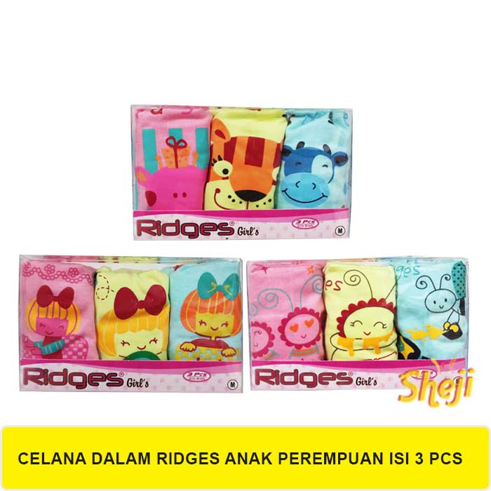 CELANA DALAM RIDGES ANAK PEREMPUAN ISI 3 PCS