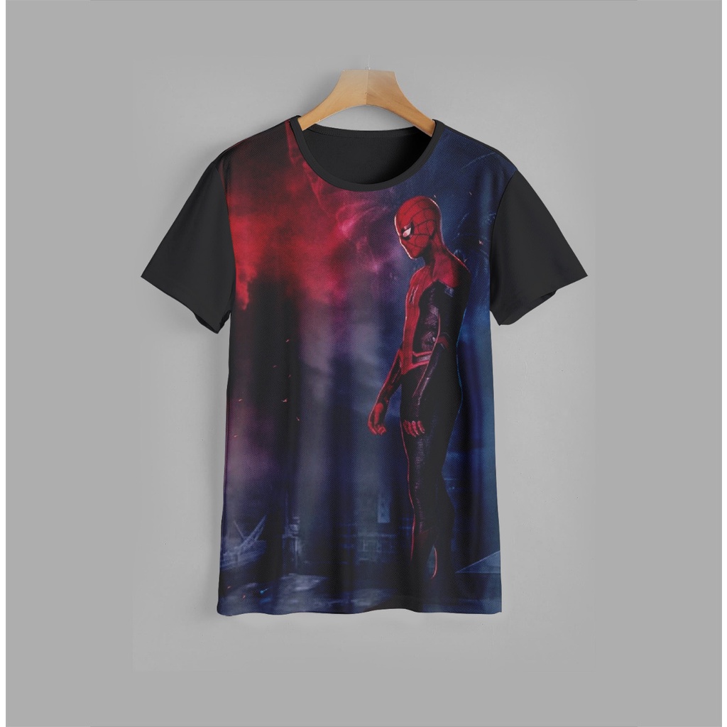 Kaos Anak anak Spiderman v4 keren 3D Baju Anak Spiderman 3D Pakaian Anak