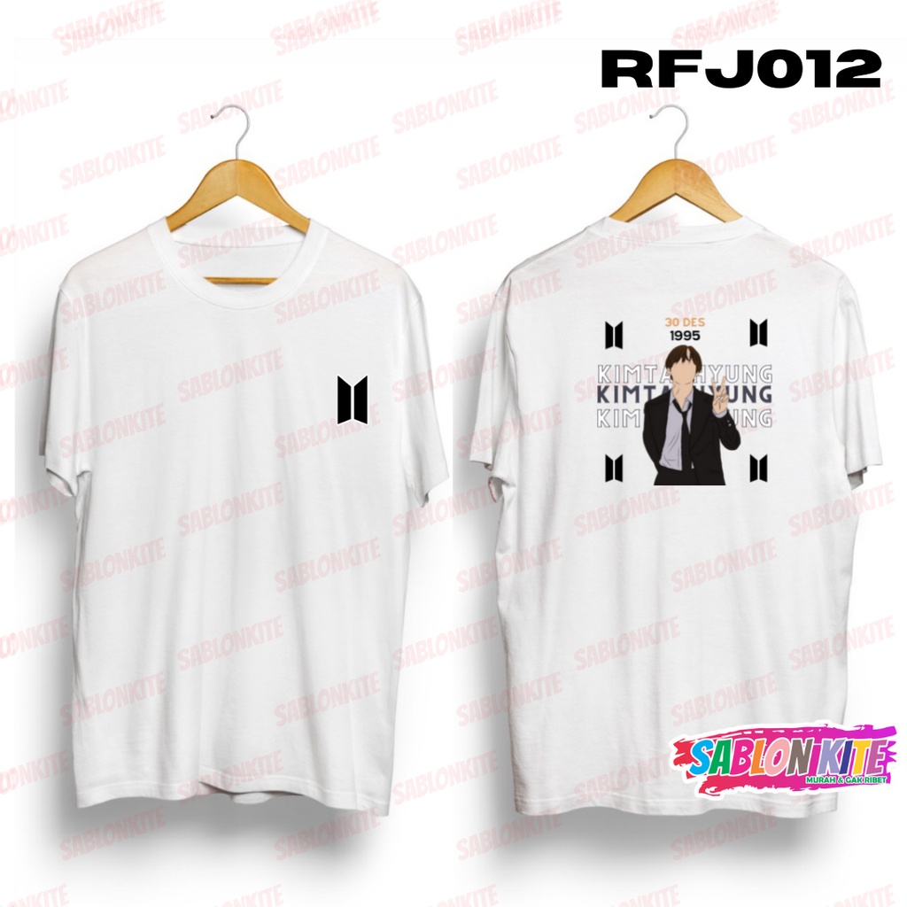 MURAH!!! KAOS KPOP KIM TAEHYUNG RFJ012 COMBED 30S