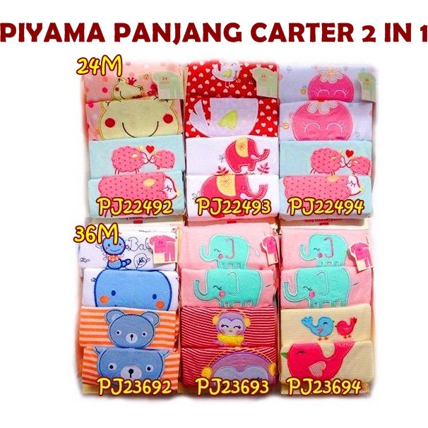 PIYAMA PANJANG 2 IN 1 CARTERS