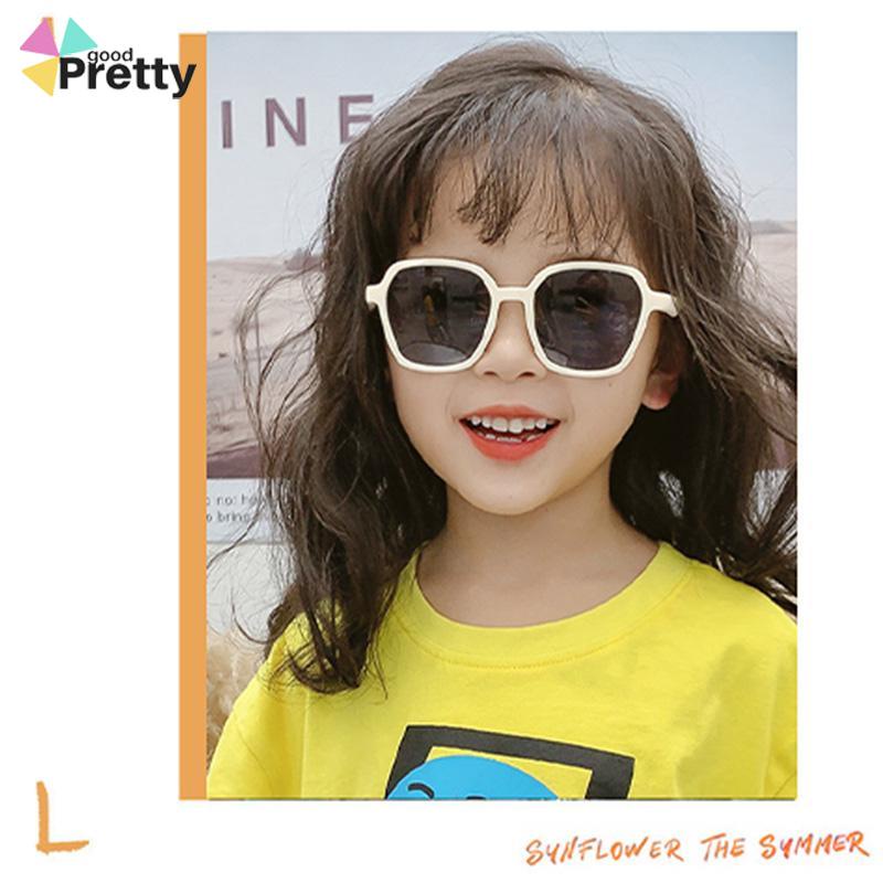 Kacamata Anak Trend Fashion Keren Silikon Tabir Surya Perlindungan UV Kacamata Perempuan Anak Laki-laki - PD