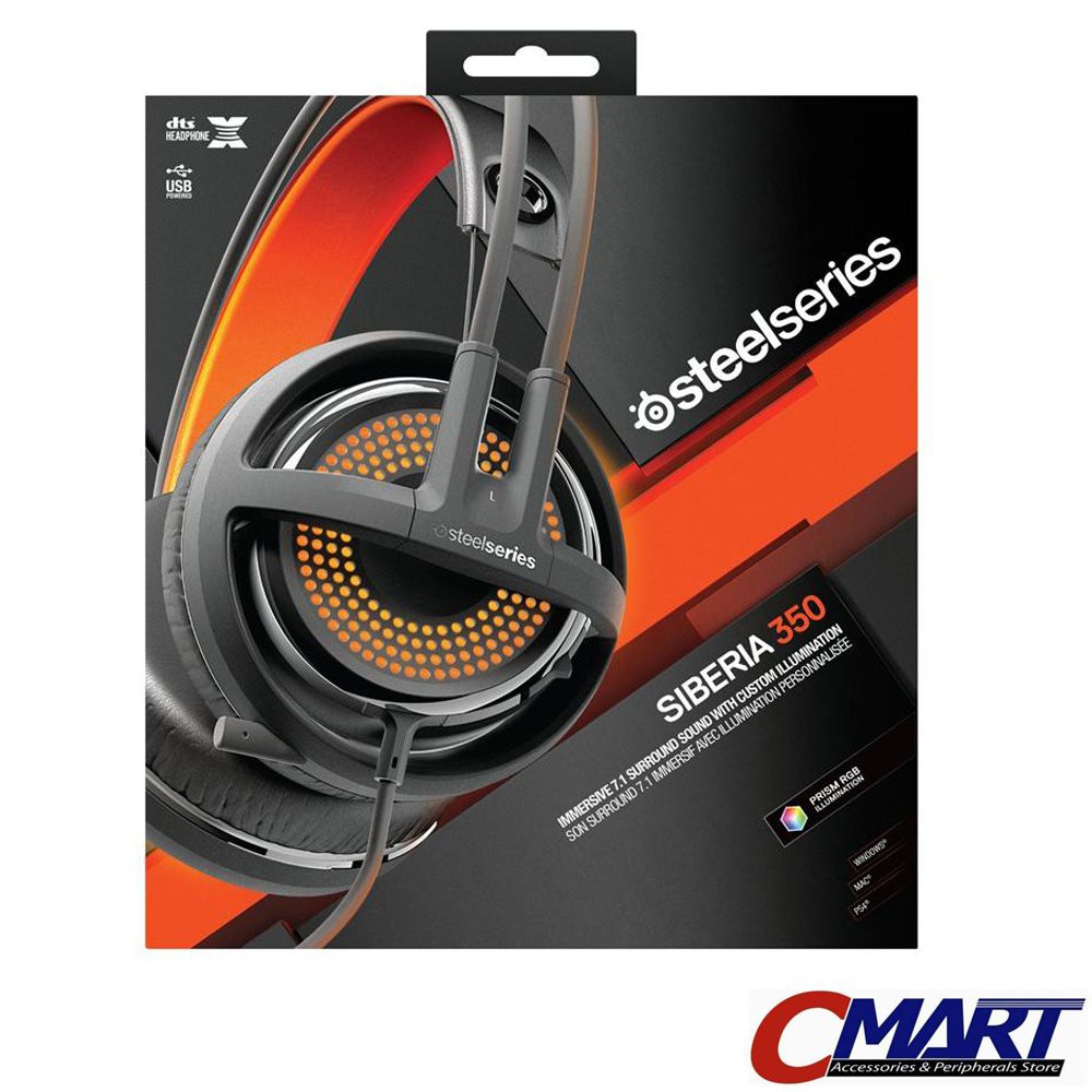 steelseries Siberia 350 The Best Gaming Headset - Black - 51202
