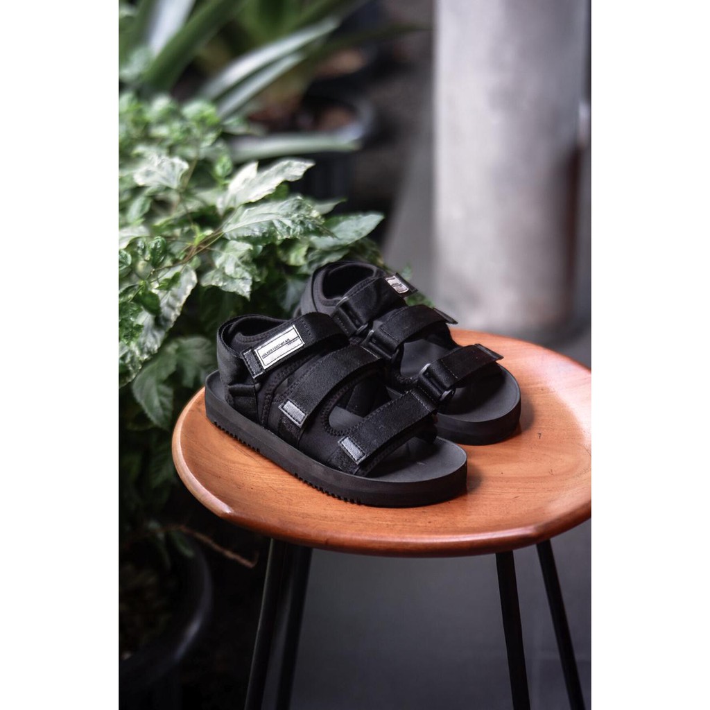 SANDAL KASUAL PRIA WANITA VOLKERFOOTWEAR ARTIKEL MESTPO FULLBLACK