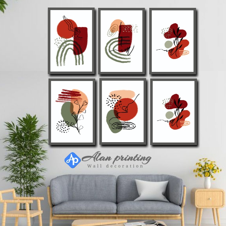 HIASAN DINDING POSTER KAYU 6R 14X20CM KODE WD 1-34 ads