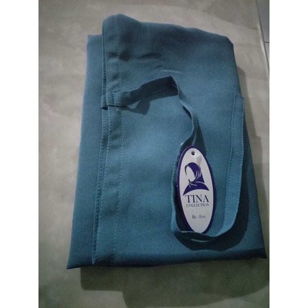 KERUDUNG MARYAM/HIJAB MARYAM/BERGO MARYAM-BIRU TURKIS