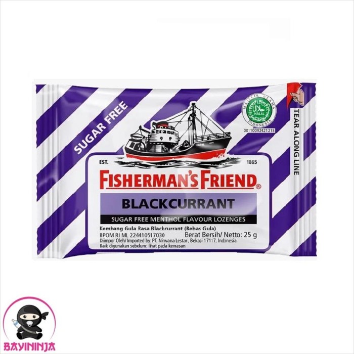 

FISHERMANS FRIEND Sugar Free Blackcurrant 25 g T-Ninjabayi 01