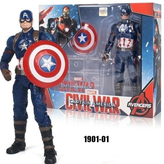 Figure ZD TOYS Marvel Avengers Civil War Captain America Original