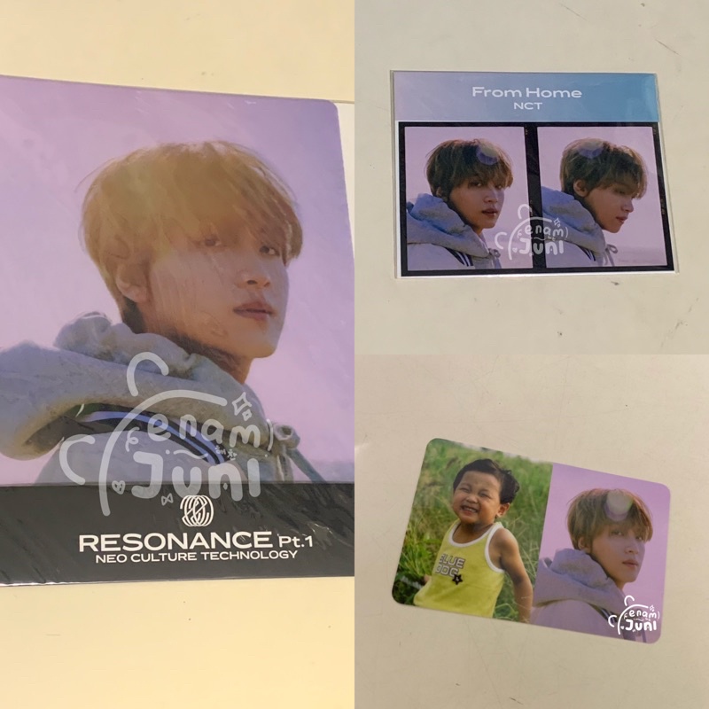 [BOOKED] PC Bayi Photoframe Deco Set & /Bindex & Film set From Home (Resonance pt 1) Haechan