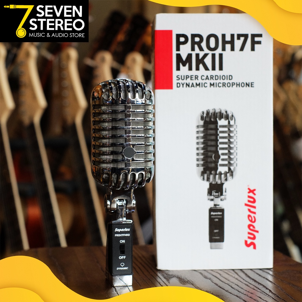 Superlux PROH7F MKII Supercardioid Mic Dynamic Classic