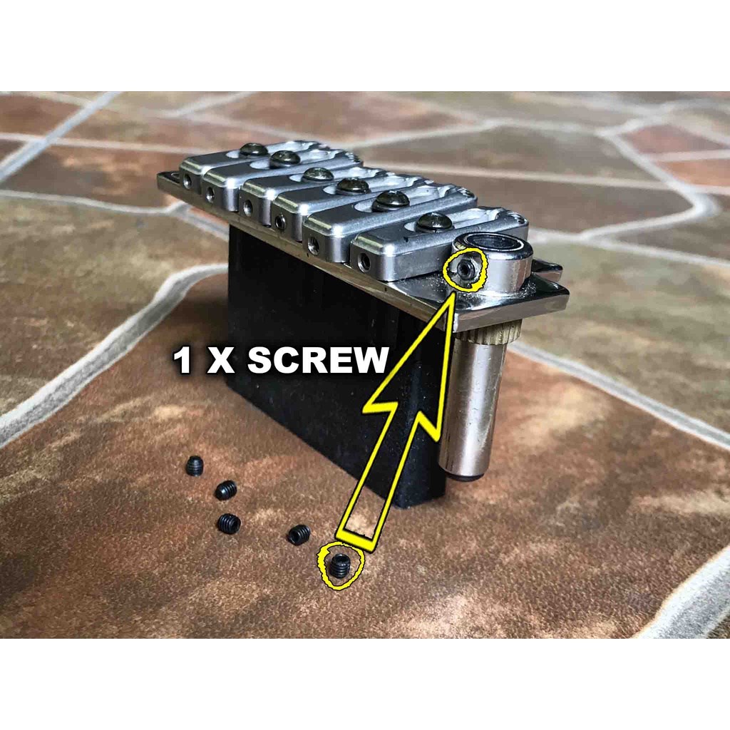 Screw Pengunci Handdle Arm Holder Tremolo Wilkinson Metal Besi Locking Kunci L Baut Handel Gitar