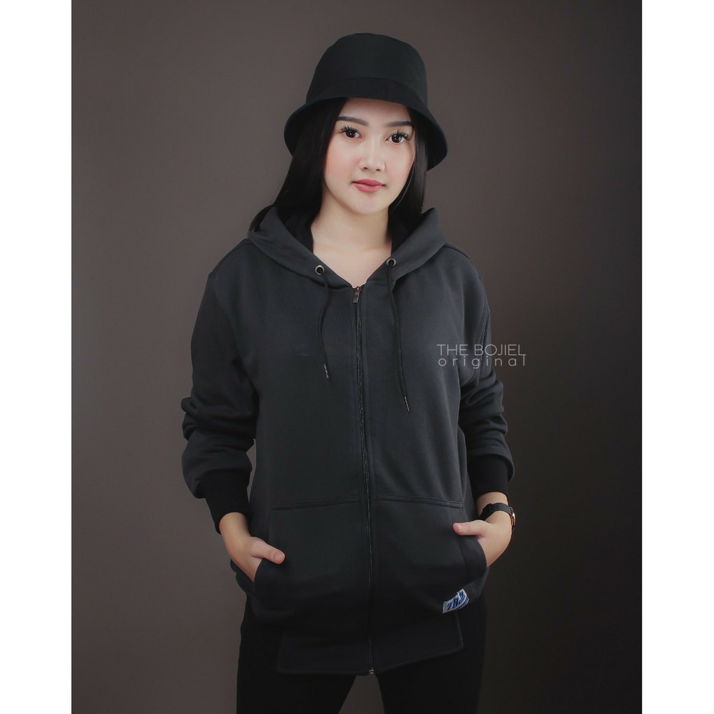 hooded zipper sweater