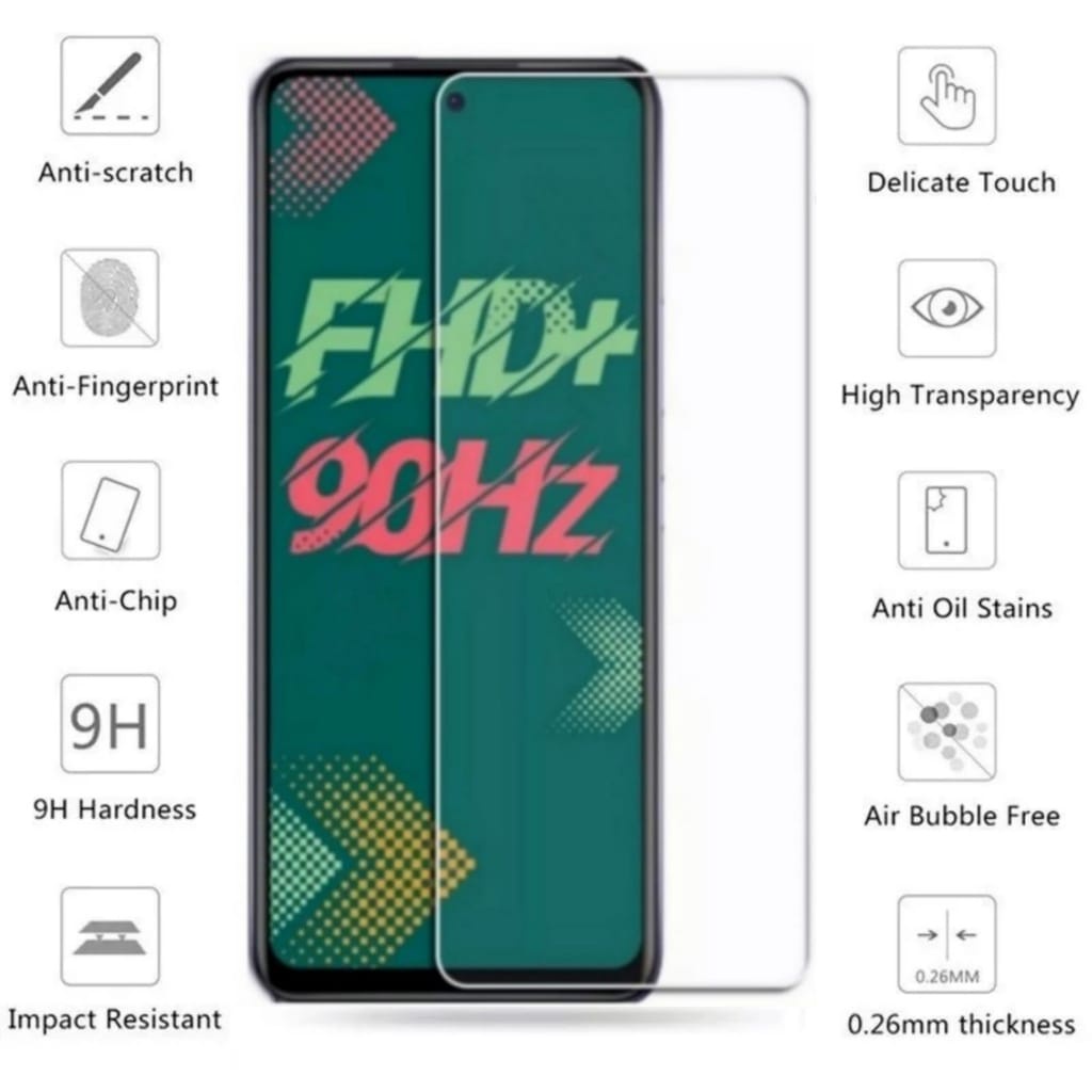 PROMO TEMPERED GLASS BENING INFINIX HOT 11s 11s NFC TG LAYAR ANTIGORES KACA FULL COVER8