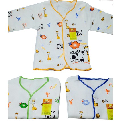 BAJU BAYI KATUN MOTIF PER 3 PCS