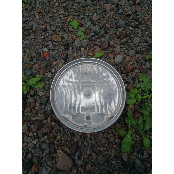 Headlamp batok reflektor lampu depan Suzuki Thunder 125 Chrome original copotan