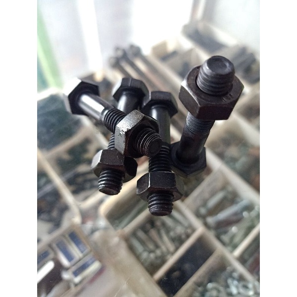 Baut Baja Asli 88 ukuran 10mm (Baut 14) panjang 5 cm