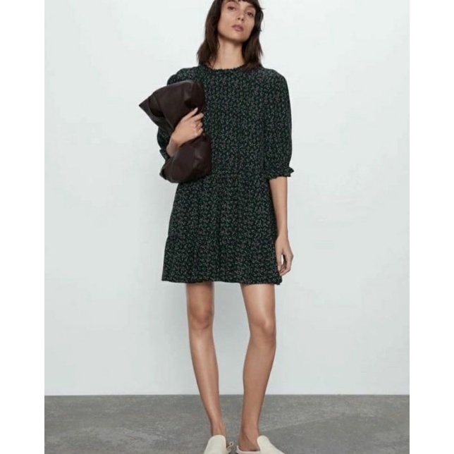 Preloved zara dress puff