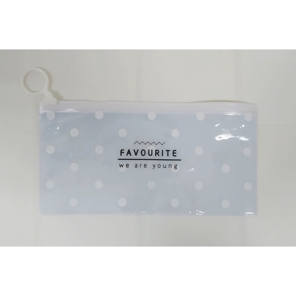 ❤️GTB❤️ Tempat Pensil unik motif Transparan Sumikko Gurashi motif zipper R444-6
