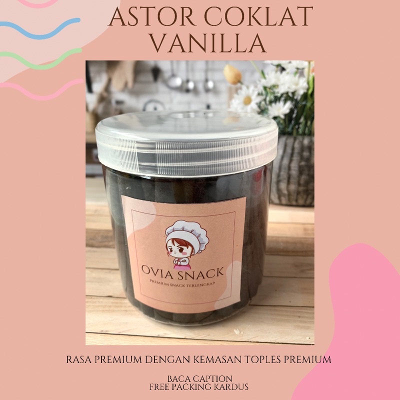 

ASTOR COKLAT VANILA KEMASAN TOPLES / Kemasan 250gr /Serba 2Ribu /Cemilan kiloan