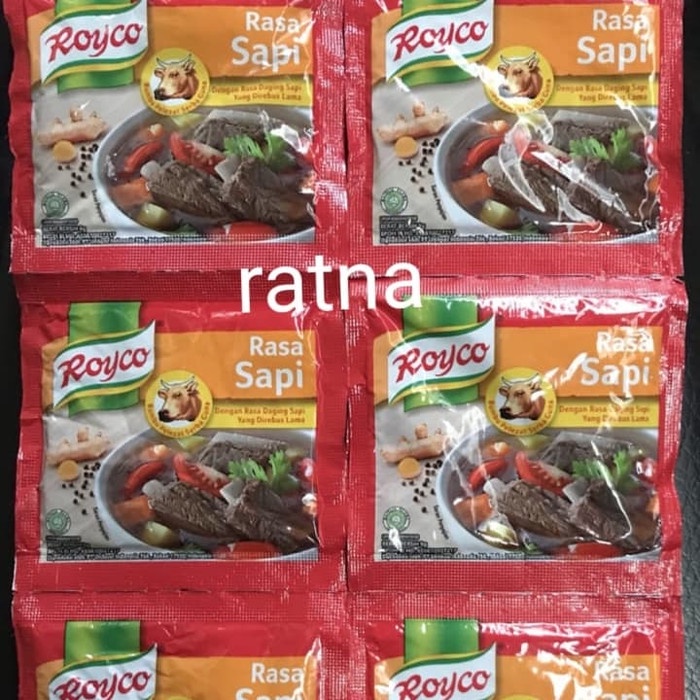 

TERBARU ROYCO SAPI PENYEDAP RASA 9gr 1 Renteng Isi 12 Sachet