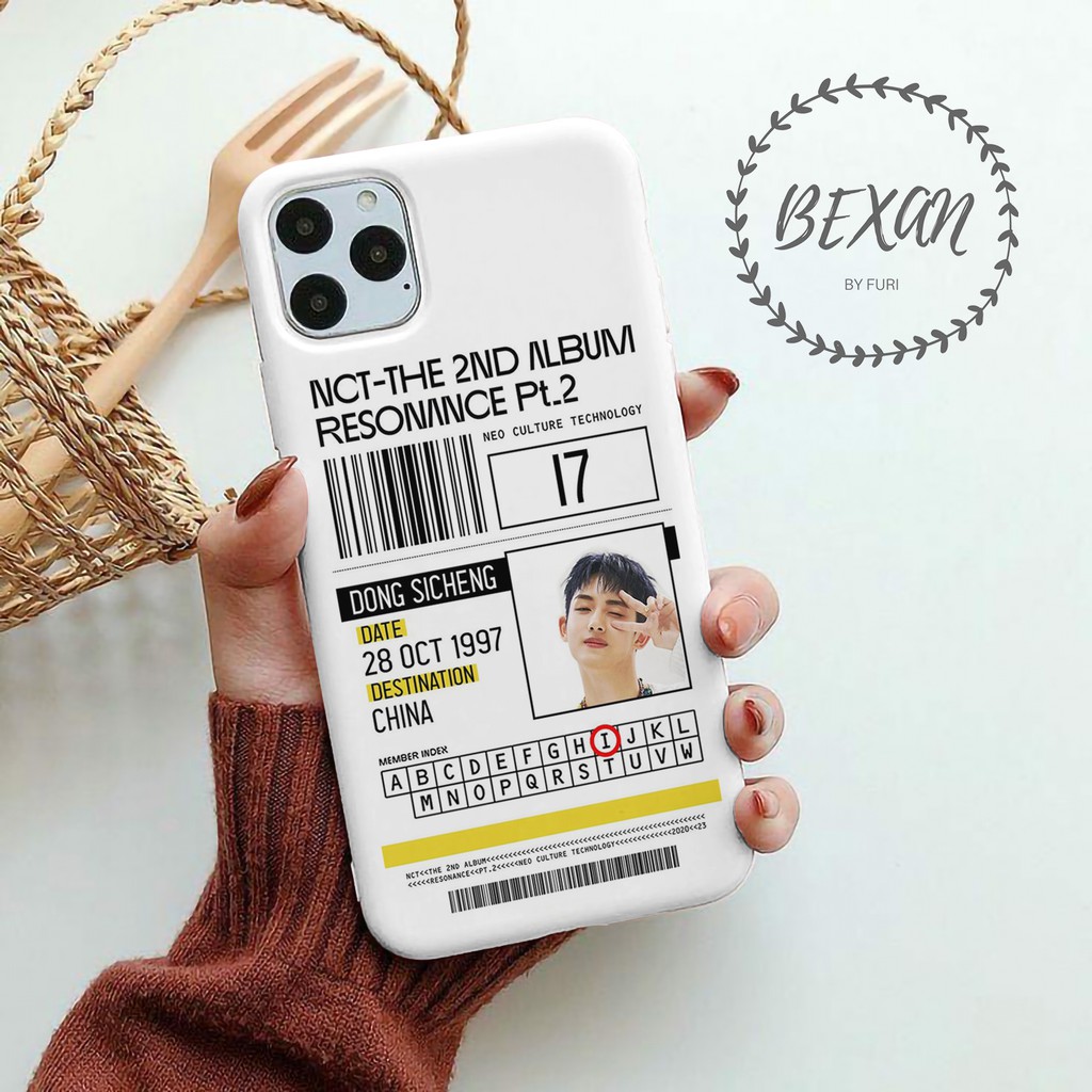 case nct barcode departure unit wayv/ case nct aesthetic/ case nct resonance/ case nct wayv