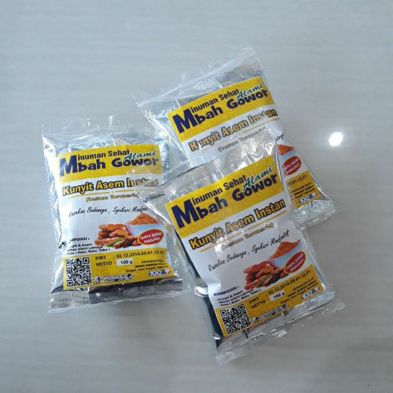 

Kunyit Asem Instan Mbah Gowor 5 sachet