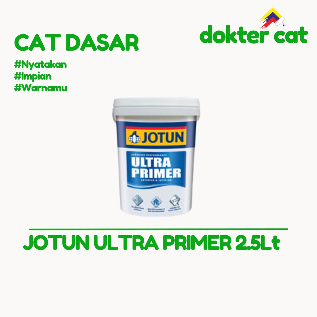 JOTUN ULTRA PRIMER 2.5 Lt / PRIMER JOTUN / JOTUN ULTRA PRIMER 20Lt / CAT DASAR UNTUK LUAR / CAT DASAR EXTERIOR / CAT DASAR EXTERIOR JOTUN / CAT DASAR LUAR JOTUN / CAT DASAR PROMO / CAT DASAR JOTUN PRIMER / CAT DASAR MURAH