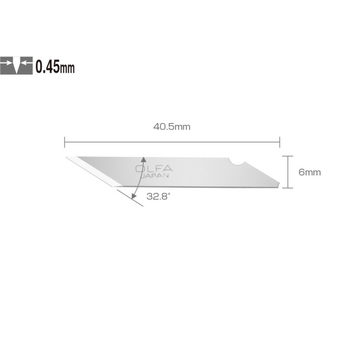 

Limited Refill Cutter Art Knife Kb (25 Pcs/Pack) Spare Blade Kb Olfa Promo