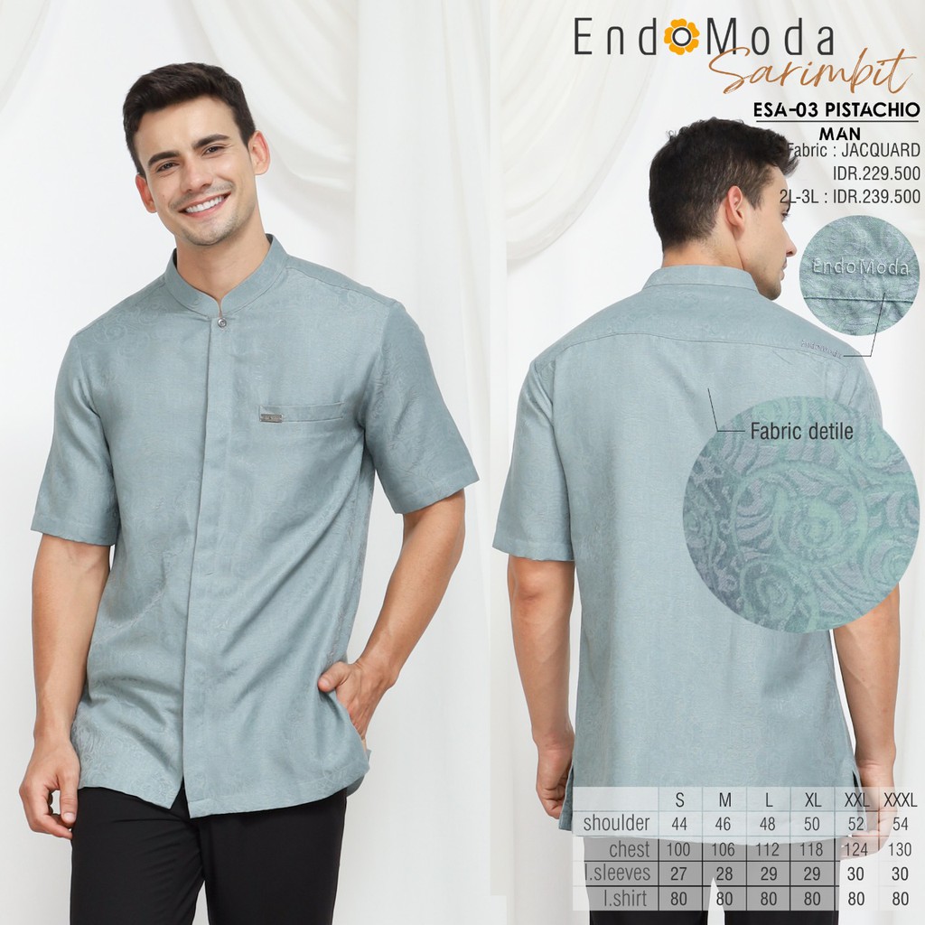 KOKO DEWASA ENDOMODA SARIMBIT LEBARAN 2021 ENDOMODA ORIGINAL ESA 03 LAVENDER PISTACHIO FASHION