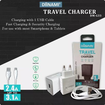 Travel Charger DIINAMI DM-G33 Fast Charging 2,4A 1USB