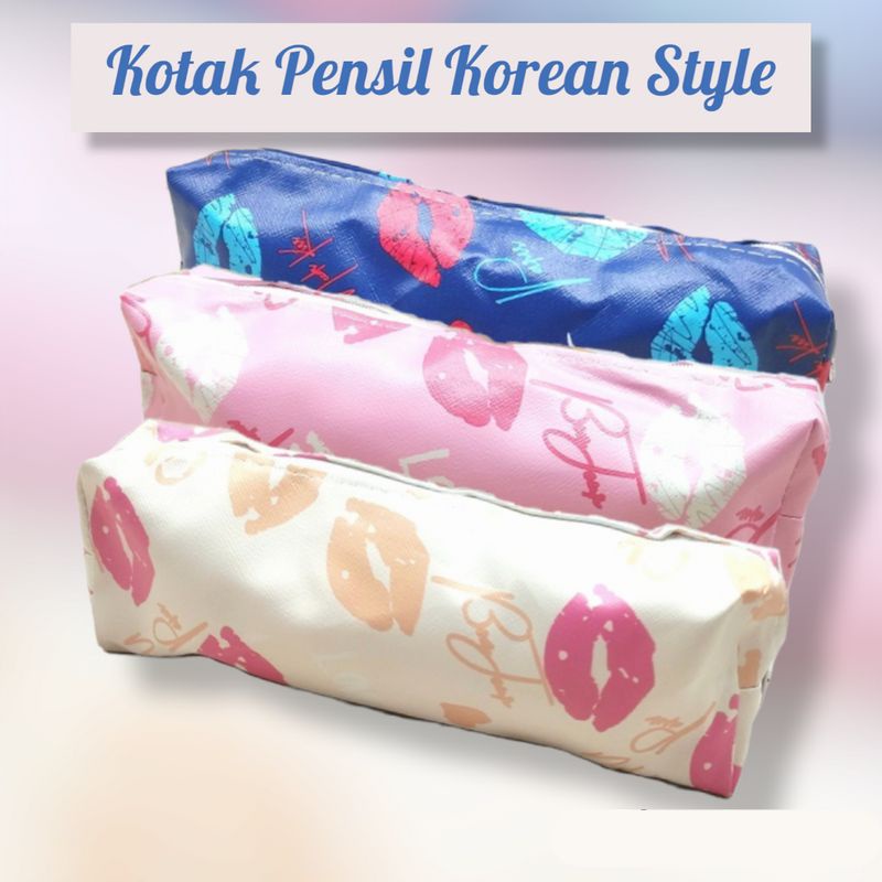

Kotak Pensil Tempat Pensil Korean Style Motif Kiss