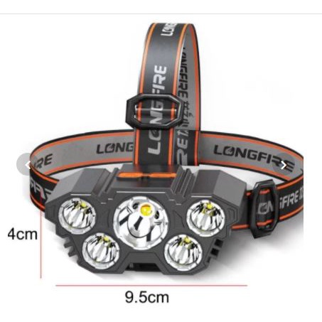 Senter Kepala Led Jarak Jauh Anti Air Senter Led Super Terang Senter Headlamp Headlamp L-T21 5 Led |  5 MATA Led L-T21 Bisa cod Waterproff - Lampu Senter Kepala Led Outdoor Campaing Hiking Berburu Memancing Berkemah Mendaki