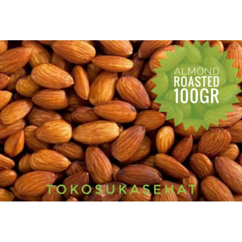 

ALMOND ROASTED ORGANIC -100gr ( Kacang Almond Panggang )