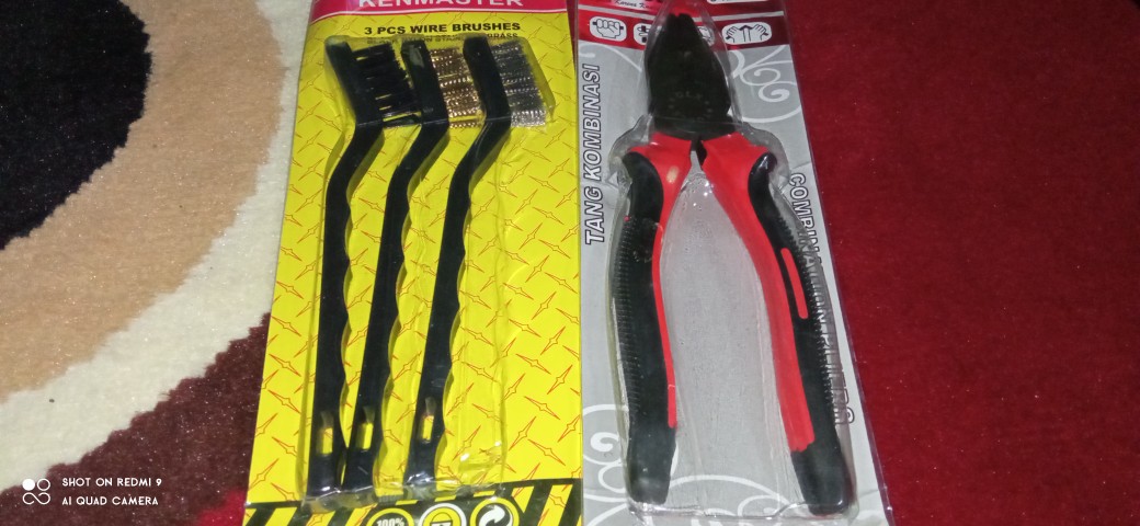 Kenmaster Sikat 3 In 1 Set Kawat Mini Set 3pcs 3 Pcs Sikat 3 In 1 Set