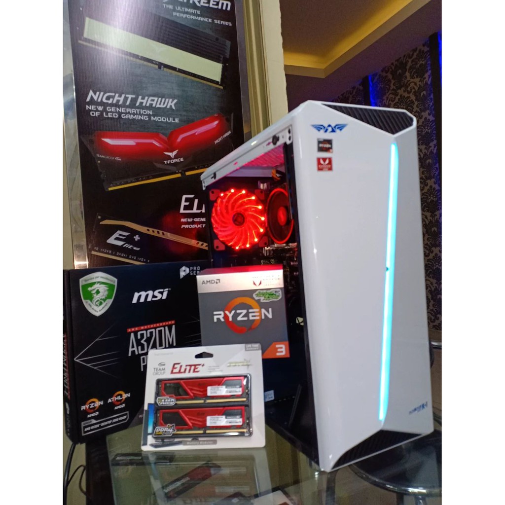 PC RAKITAN RYZEN 3 3200G 8CORE hdd 1TB free wifi | Shopee