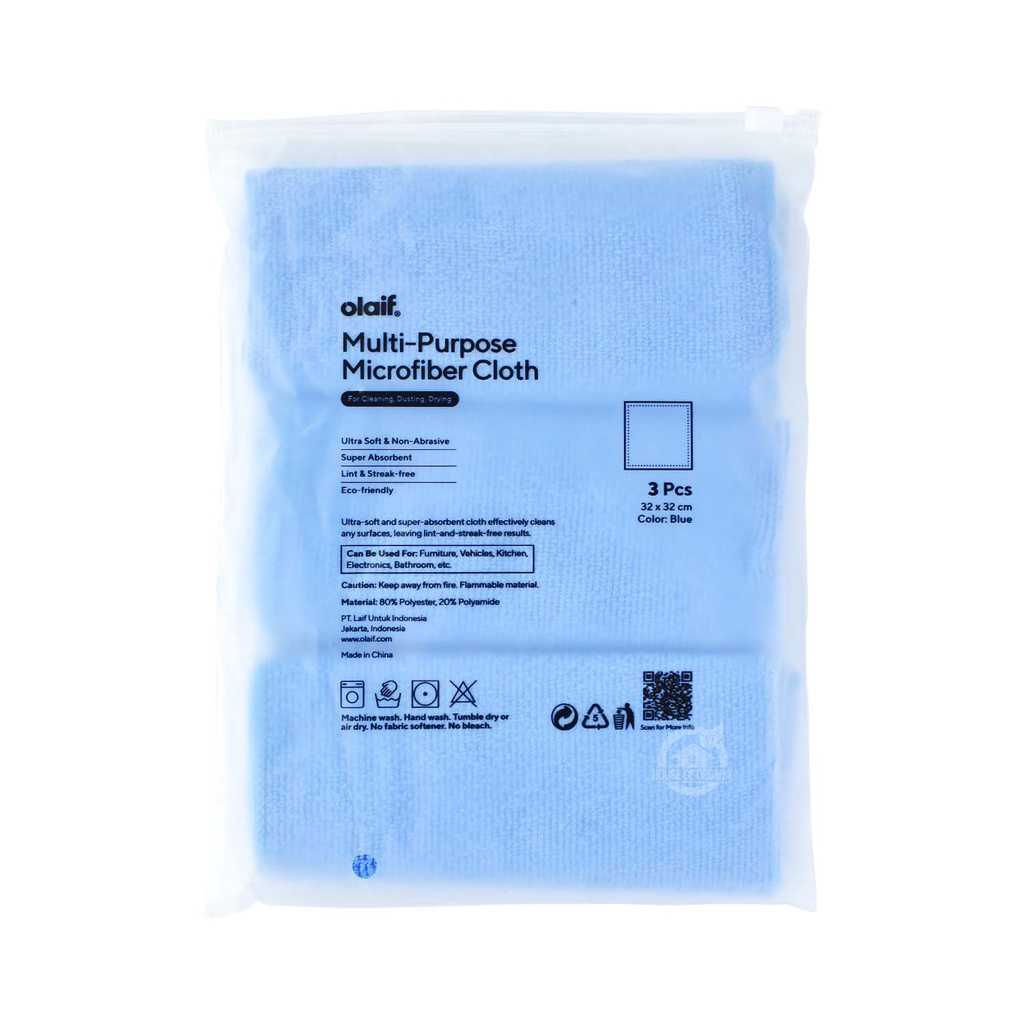Olaif Multi-Purpose Microfiber Cloth 3 Pcs