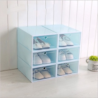 Harga 1box Kotak sepatu  lipat  shoes organizer Rak  