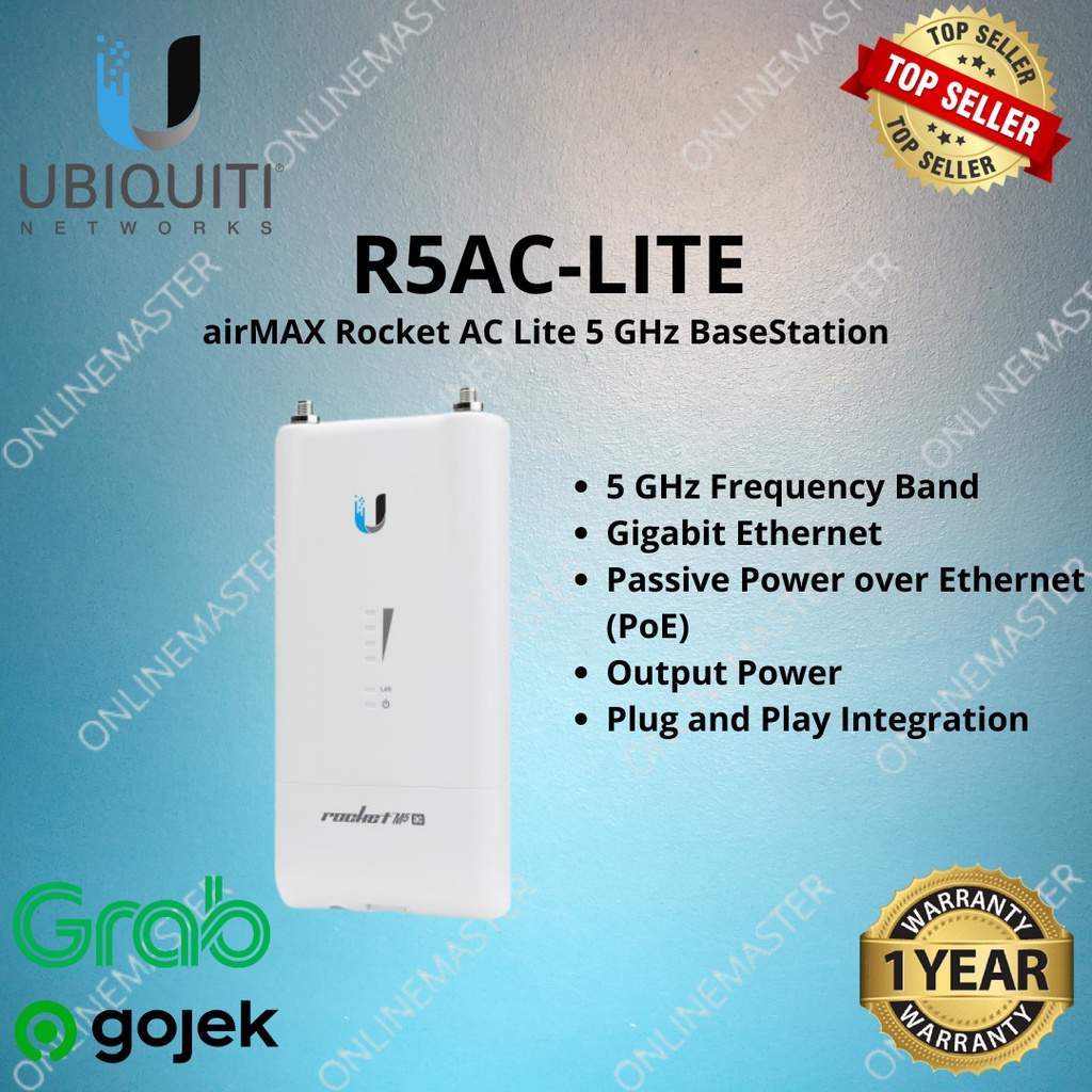 R5AClite Ubnt Rocket m5 AC Lite
