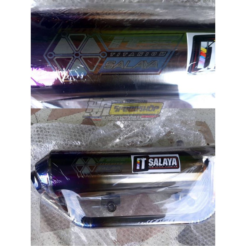 knalpot titanium it salaya pcx CBU Vario 125 dan Vario 150 new design