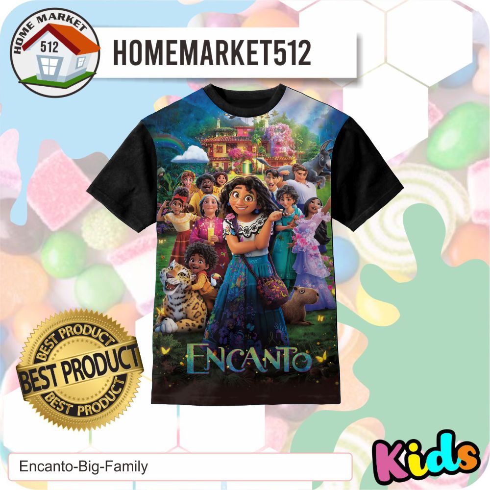 Kaos Anak Encanto Big Family Kaos Anak laki-Laki Dan Perempuan | HOMEMARKET512-0