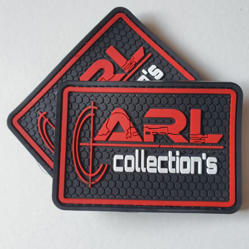 patch rubber logo ARL COLLECTIONS - rubber patch tactical - tempelan emblem karet velcro