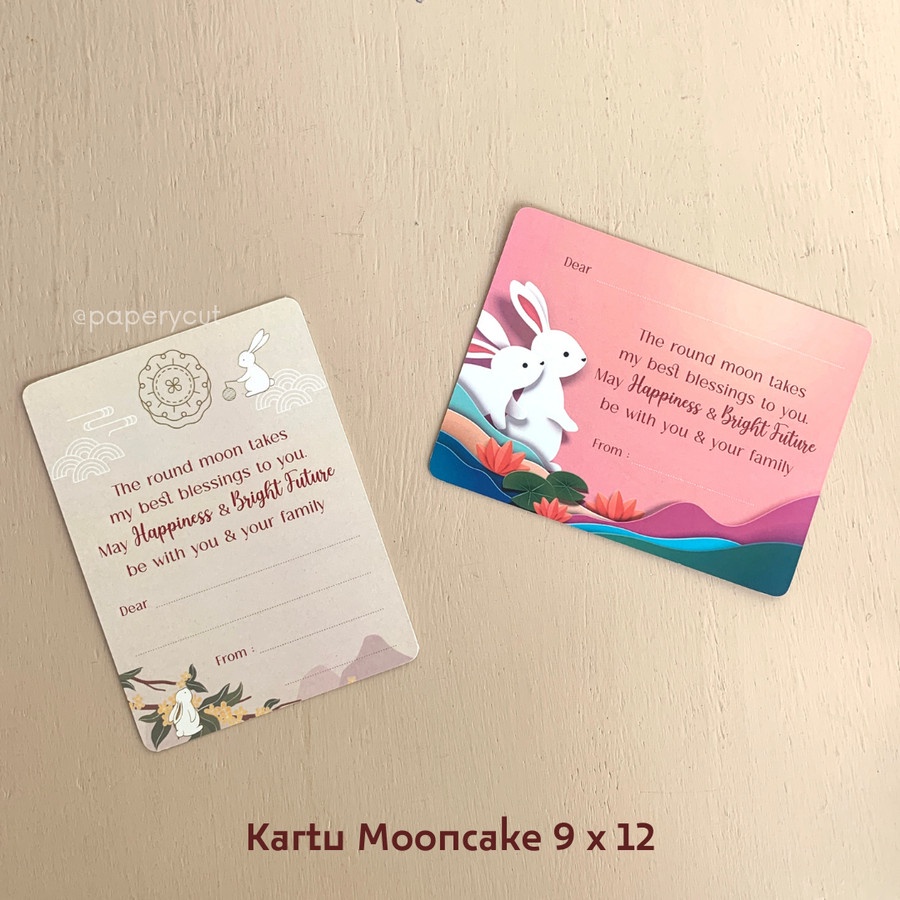 Jual Greeting Card Kartu Ucapan T Hampers Mooncake 9 X 12 Cm Shopee Indonesia 9511