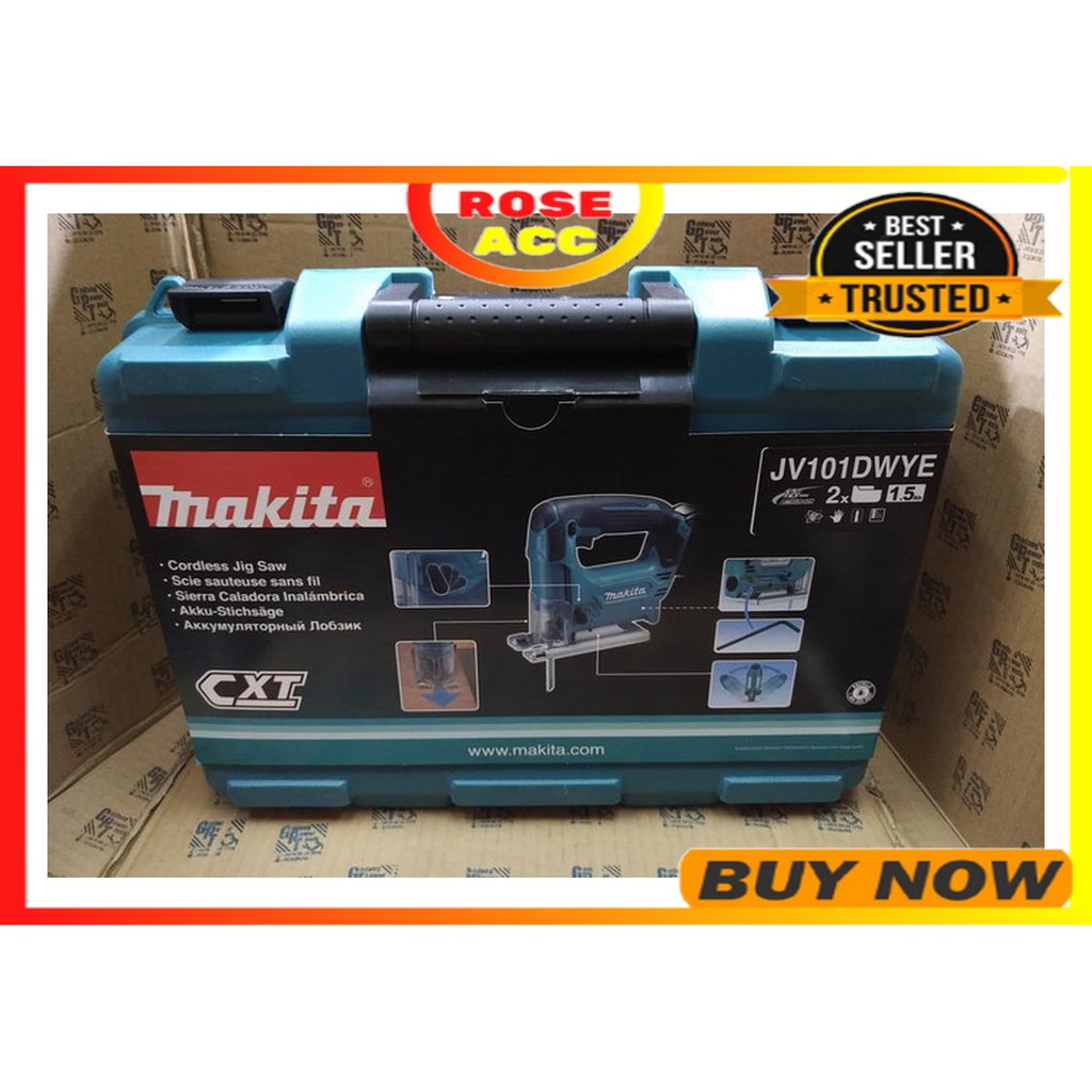 Dijual Mesin Gergaji Jigsaw Cordless Baterai Makita JV101DWYE JV 101 Berkualitas