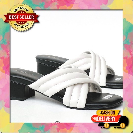 Sepatu Sandal Tali Wanita,Big Size Heels Shoes, Sepatu Kulit Sintetis, Magdiel - Selen Heels Wanita 
