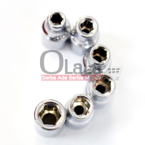 Kunci shock set 46pcs 1/4&quot; multifungsi JL-1046 / 1046AA
