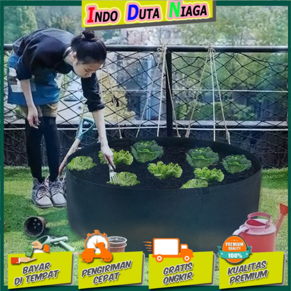 Pot Tanaman Besar Minimalis Jumbo Fabric Breathable 50 Gallons - DFT24