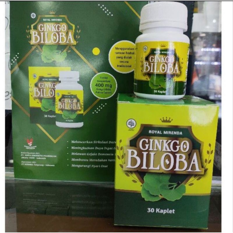 ROYAL MIRENDA GINKGO BILOBA DAYA INGAT ISI 30 PROMO ORI