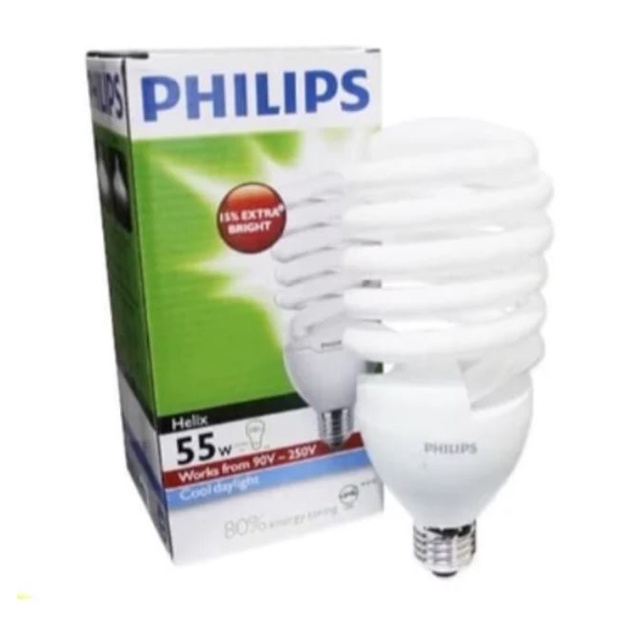 Lampu Philips Helix 55w 55 watt Spiral