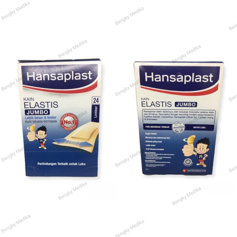 Plester Hansaplast Jumbo  Plester Luka Besar Isi 24pcs