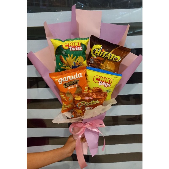 

Buket Snack Buket Jajan Hampers Wisuda Kado Ulang Tahun